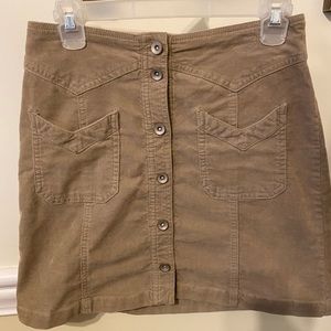 Corduroy Skirt